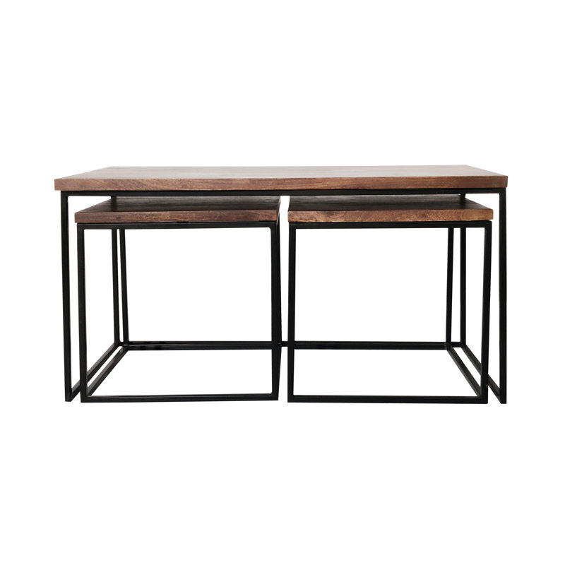 Timko Frame Coffee Table, Walnut