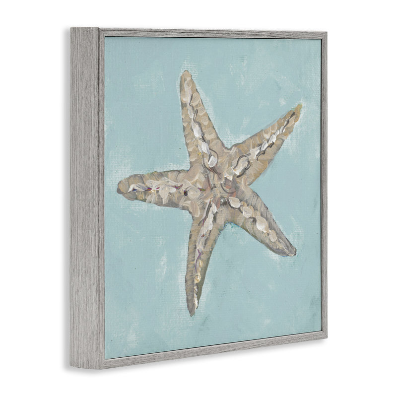 Impression d'étoile de mer bleue, estampe numérique par Julie DeRice, H 12 po x l 12 po, Estampe numérique Farmhouse