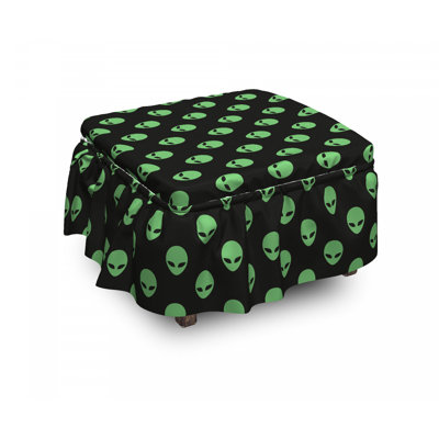 Box Cushion Ottoman Slipcover