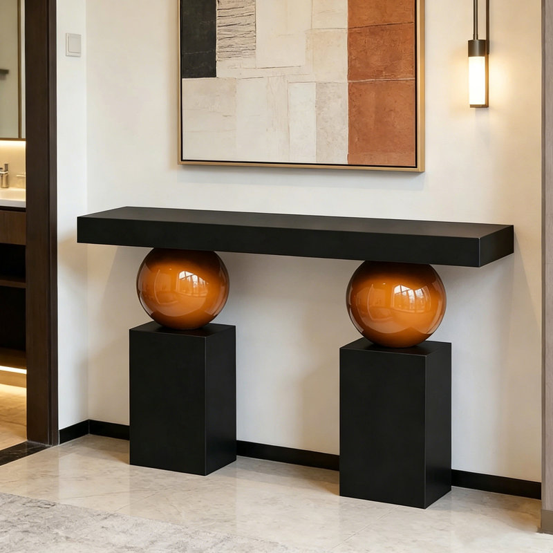 Creative simple console table, 33.5" H x 47.2" W x 13.8" D