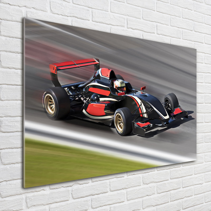 Formula 1 Piece Wall Art on Glass