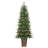 White 6' Pre-Lit Pine Tree