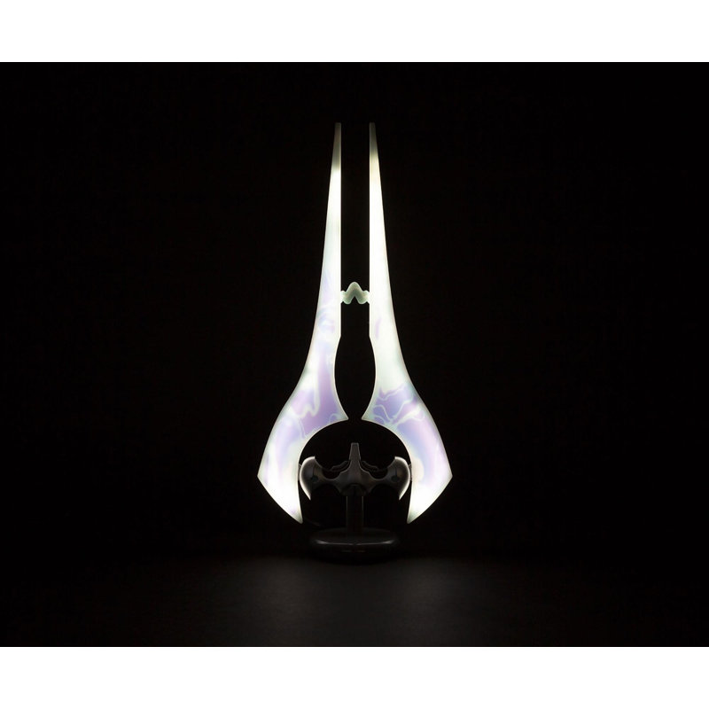 Verre d'art 14 po à lumière DEL