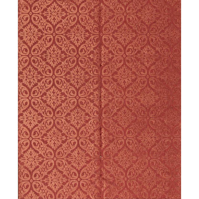 Jacquard Damask Area Rug in Red