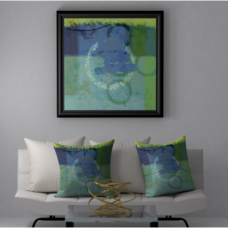 Housse et insert de coussin carré Swell Graceful, 20 po X 20 po