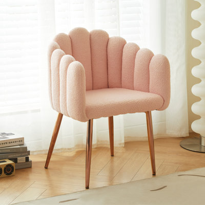 Abriannah Upholstered Faux Fur Armchair