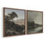 "Vintage Landscape", impression jet d'encre encadrée - ensemble de 2-933327480-933327482