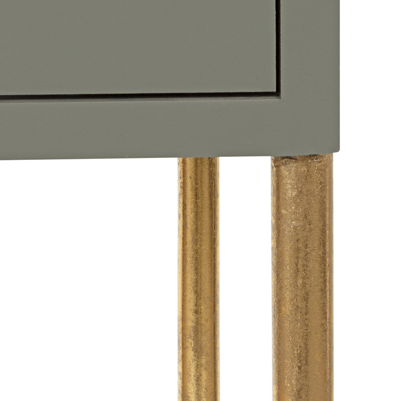 Jamie-Lee End Table with Storage, Gray