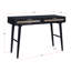 Bureau d'écriture semi-assemblé 45 "avec prises USB et CA Sedona Cane, noir-94114463