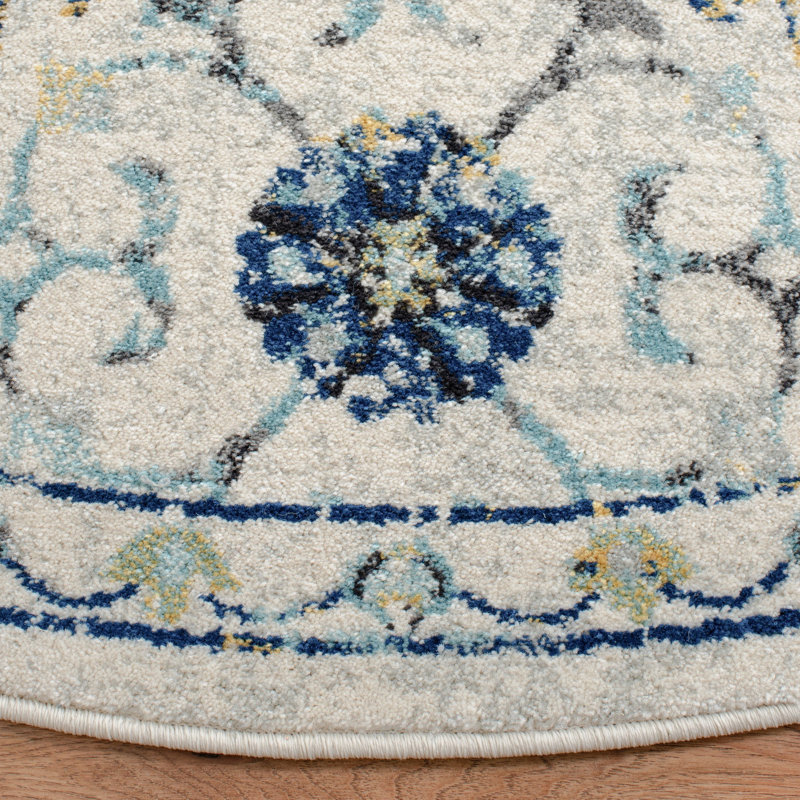 Osakis Performance Geometric Rug, Round 6'7"