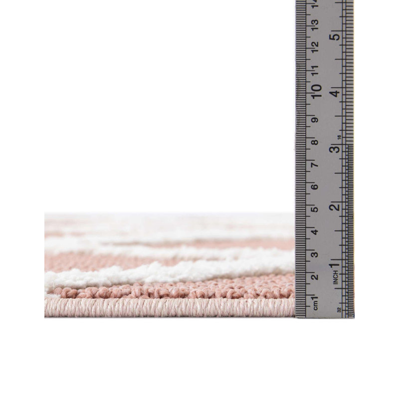 Geometric Indoor Rug, Rectangle 5'3" x 8'