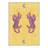 Tigris Animal Yellow Round Area Rug for Kids, Washable Rug with Non-Slip Backing-1554795489