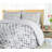 Zig Zag Hexagon Modern & Contemporary Polyester Geometric Shapes Duvet Cover-261231630