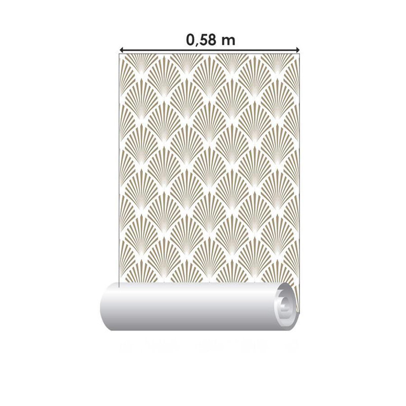 Rouleau de papier peint adhésif doux L 126 po x l 24 po