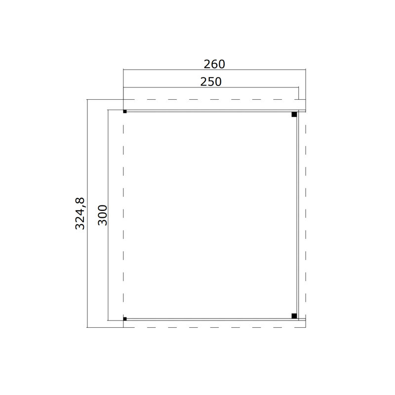Lasita 10 x 8.5 Ft. Canopy Extension For Zambezi