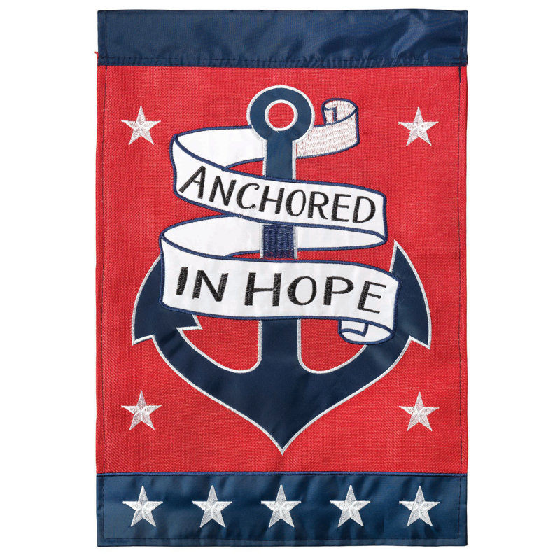 Double Sided Polyester Independence Day Garden Flag, 42" H x 29" W