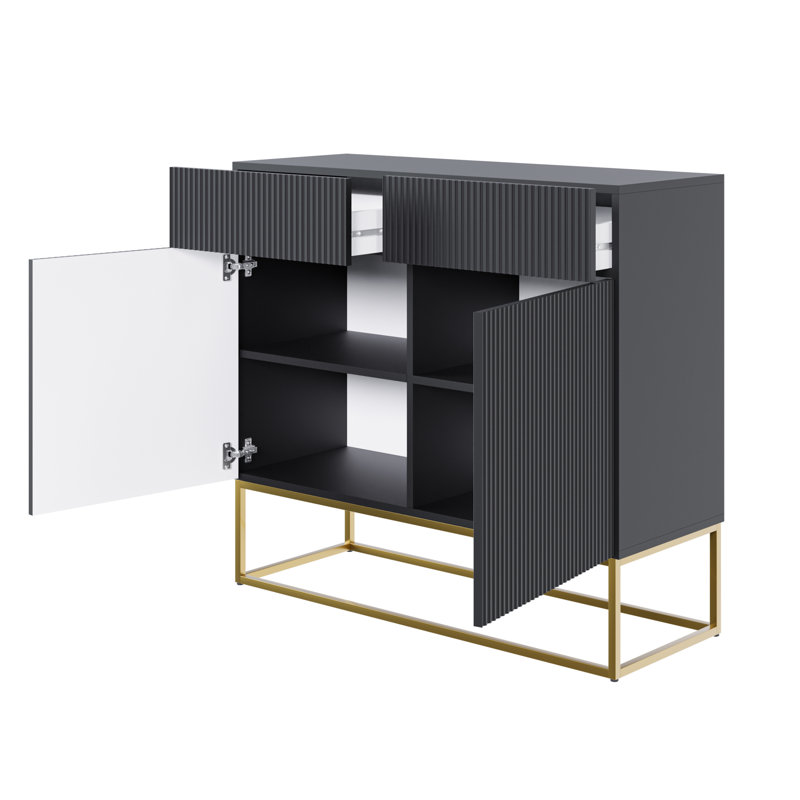 Averionna 100cm Sideboard, Black