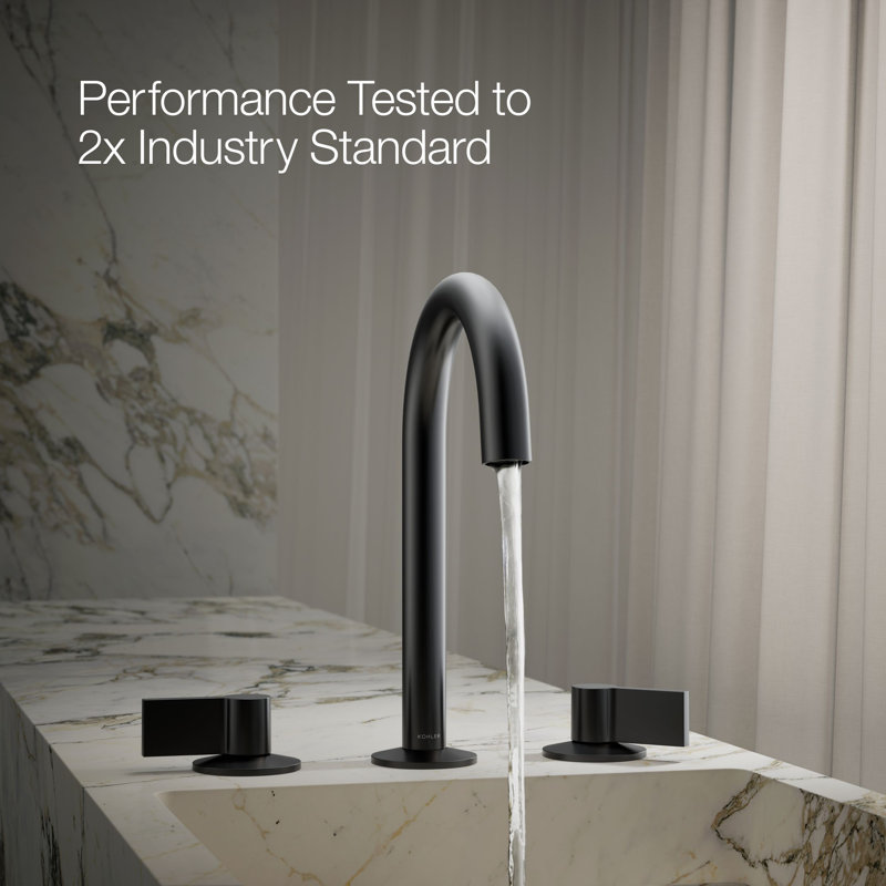 Components™ Bathroom Sink Spout with Tube Design, Matte Black