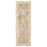 One Of A Kind Jules Serapi Grey 2'6" x 7'11"Area Rug