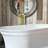 Cube Floor Tub Spout with Diverter-65166488
