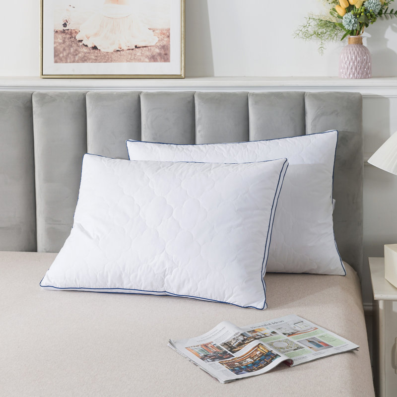 Feather Medium Pillow, King Pillow: 19'' x 35''
