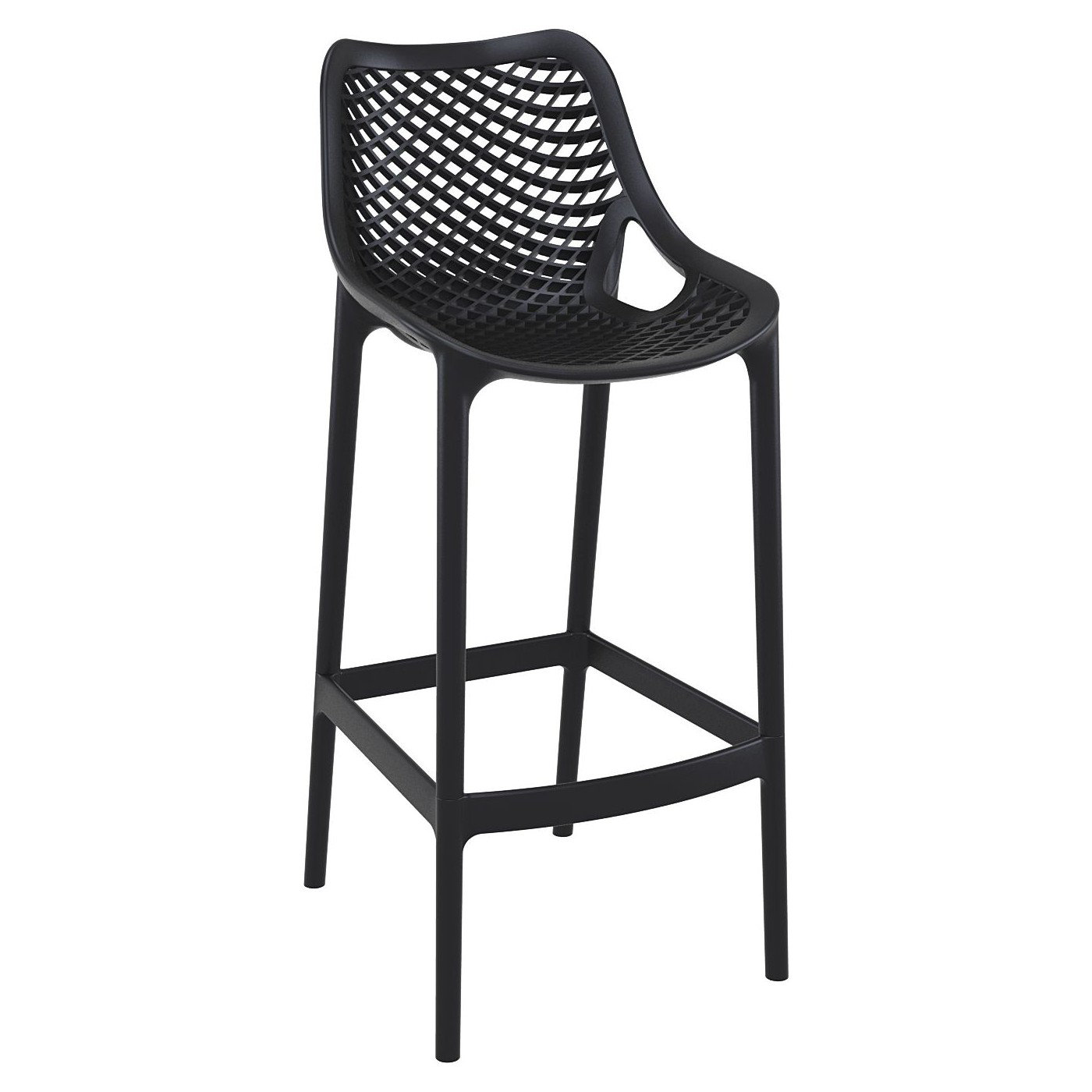 Asherton 24" Patio Dining Set, Black