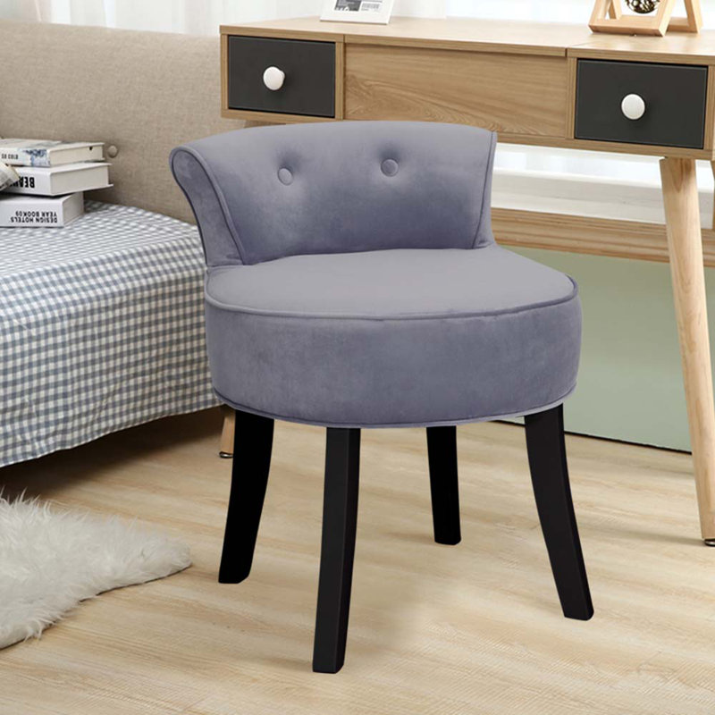 Joie Accent Stool, Grey/Black
