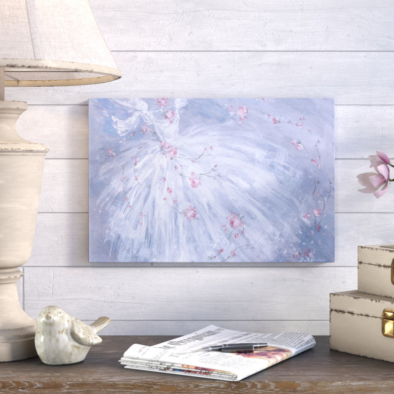 Danse de fleurs par Debi Coules - Impression sur toile tendue sur châssis, H 8 po x l 12 po x P 0,75 po, Toile tendue