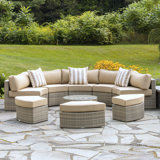 Santorini Outdoor 8 - Piece Conversation Set