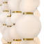 Trigo 1 - Light Steel LED Chandelier by Lisa McDennon