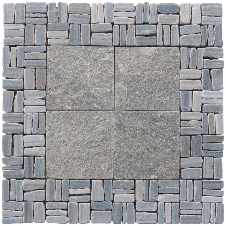 Quartzite Grand Central Alternate Random Sized Quartzite Random Mosaic Wall Tile