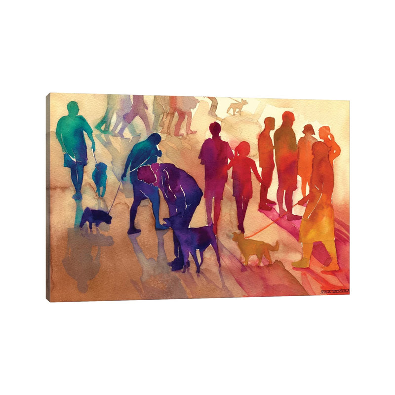 Man's Best Friends by Maja Wronska - Wrapped Canvas Gallery-Wrapped Canvas Giclée, 152.5 cm H x 101.5 cm W