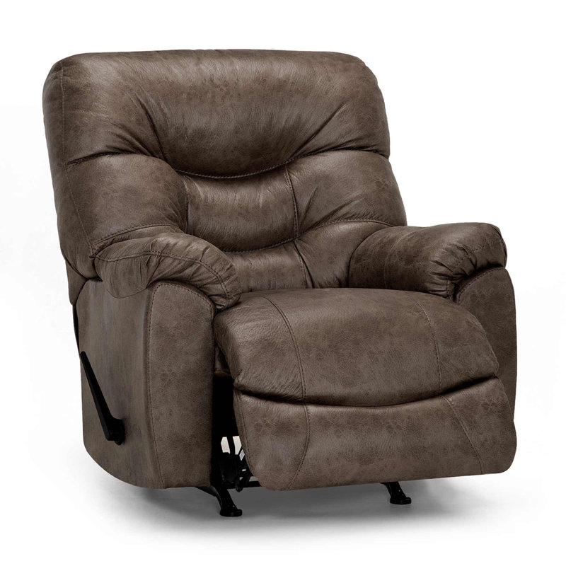 Eugenie 38" Wide Manual Rocker Standard Recliner, Mink