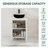 Kreutzer 24.4'' Single Bathroom Vanity with Manufactured Wood Top-872938426-891726688-872938427