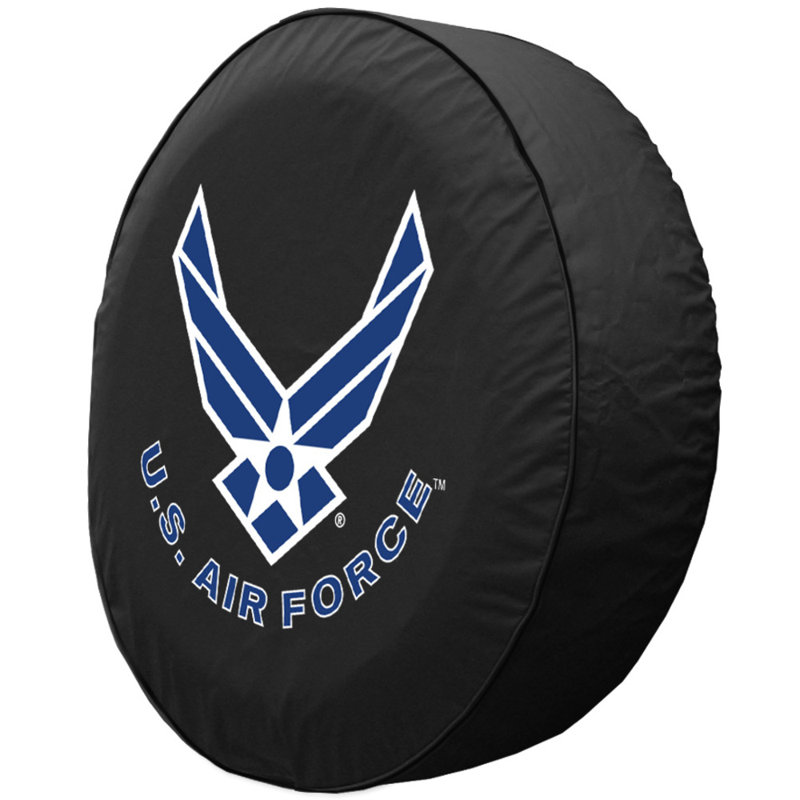 Housse de roue de cravate US Military, Noir, Petit universel, Air-Force