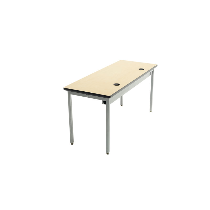 Rectangle Training Table with Cable Management, 29" H x 36" W x 24" D
