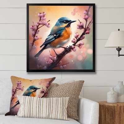 " Blue Bird On A Tree II "