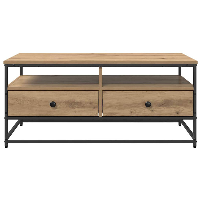 Coffee Table with Storage, Artisan Oak
