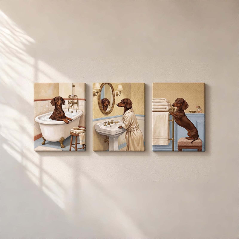 3 Piece Wrapped Canvas Wall Art