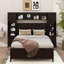 Lit double en bois avec armoire et tablette-1943362130