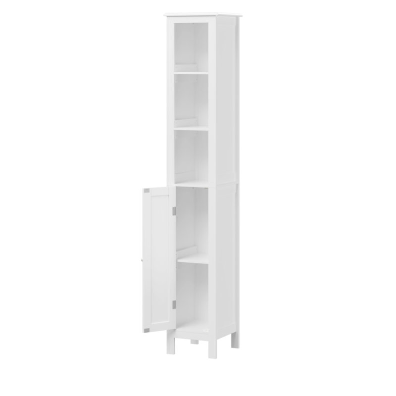 Armoire de rangement de 66,92 po de hauteur avec tablettes réglables