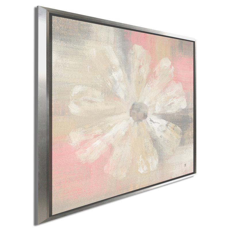 «Nimbus Bloom I», art encadré en acrylique, H 18" x l 18" x P 1", Toile tendue