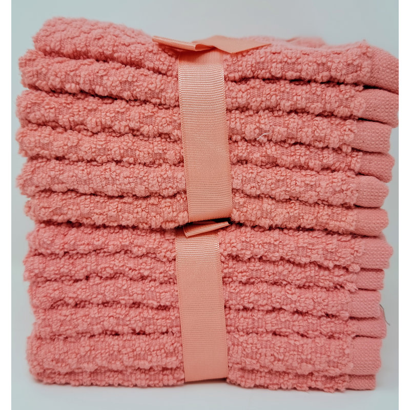 Withernsea Cotton Washcloth, Tigerlily