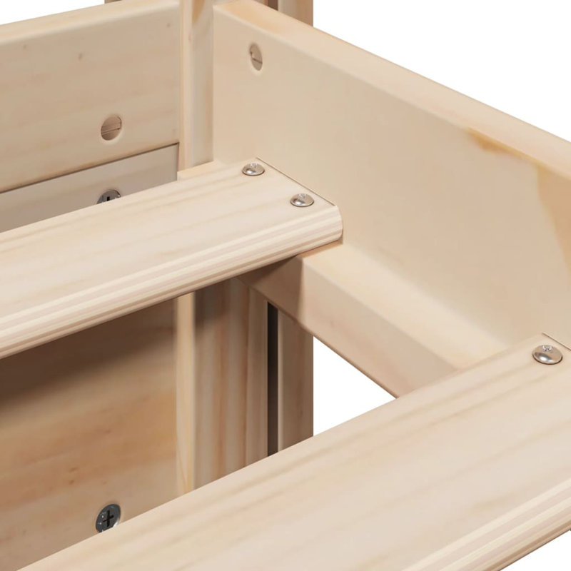 Bed Frame With Headboard Without Mattress, European Single (90 x 200cm)