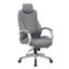 Fauteuil de direction Kelly à dossier cousu gris Caressoftplus-117561223