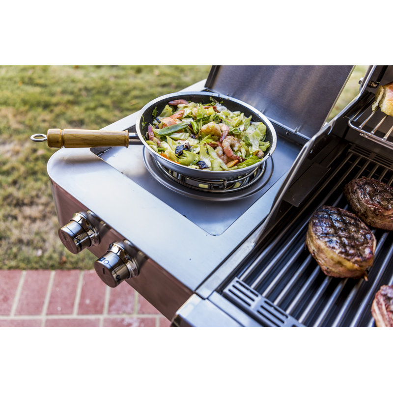 Saber 3-Burner Propane Gas Grill with Cabinet