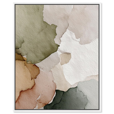 Beige Ground Swell II Canvas Print Nature Decor by Art Remedy