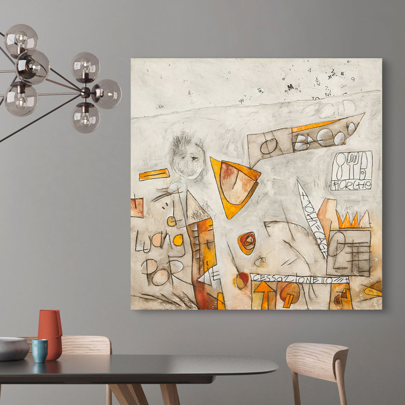 Untitled II (Cage & Bacon) by Vittorio Teruzzi - Wrapped Canvas Print, 70cm H x 70cm W x 4cm D