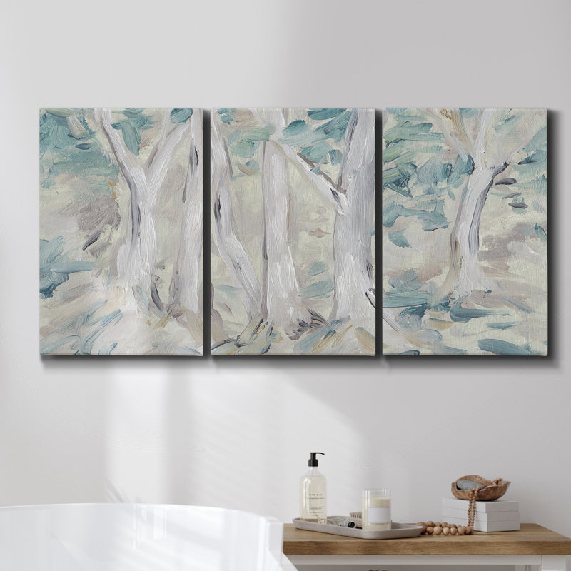 Classic Coast sur toile, reproduction de 3 pièces, H 60 po x l 120 po x P 2 po