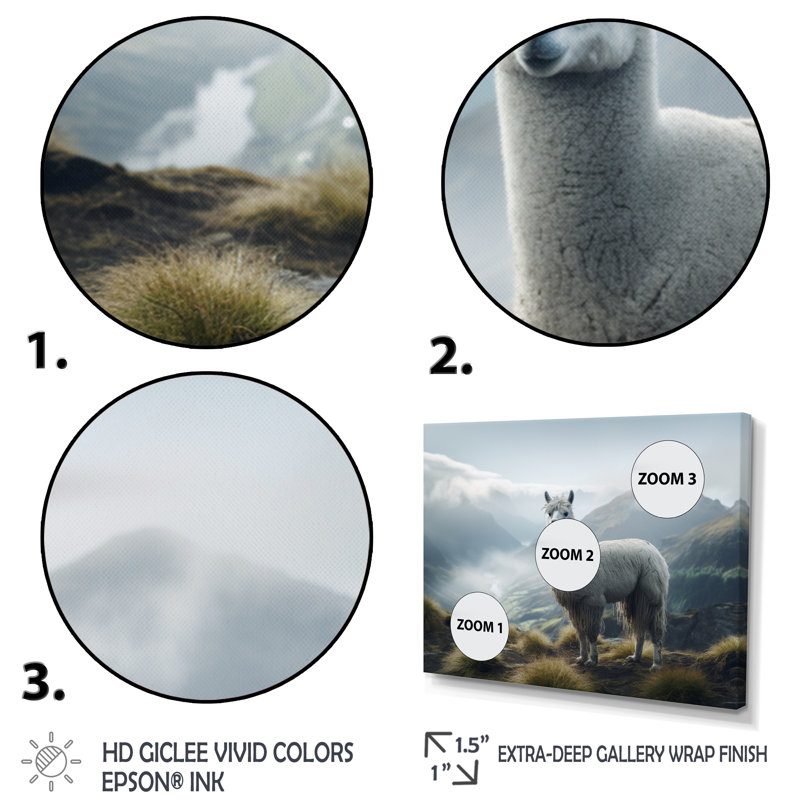 Alcapas Mountain Majesty - impression, Encadrement doré, H 24 po x l 32 po x P 1 po